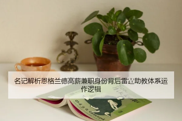 名记解析恩格兰德高薪兼职身份背后雷霆助教体系运作逻辑